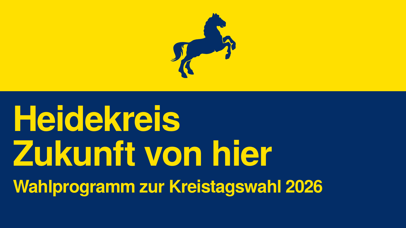 FDP Heidekreis: Das Wahlprogramm zur Kreistagswahl 2026