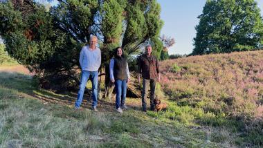 Freuen sich über die Übertragung der Flächen auf die Stadt: Bernd zum Felde, Tanja Kühne, Jan-Oliver Uschkureit