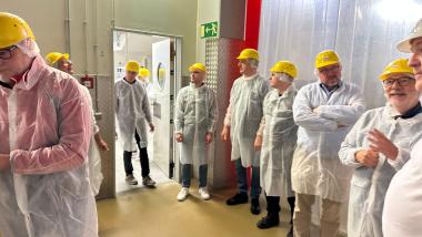 FDP-Politiker in der Produktion bei Harry